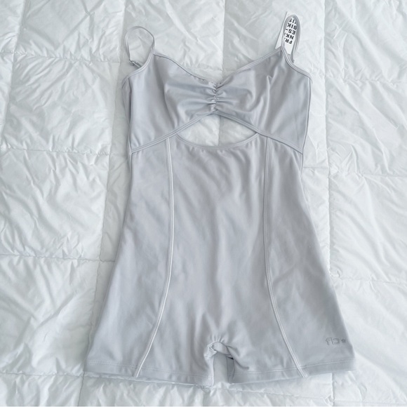 Frankie’s bikinis Clara Cutout Onesie - Icy Gray - Picture 2 of 4